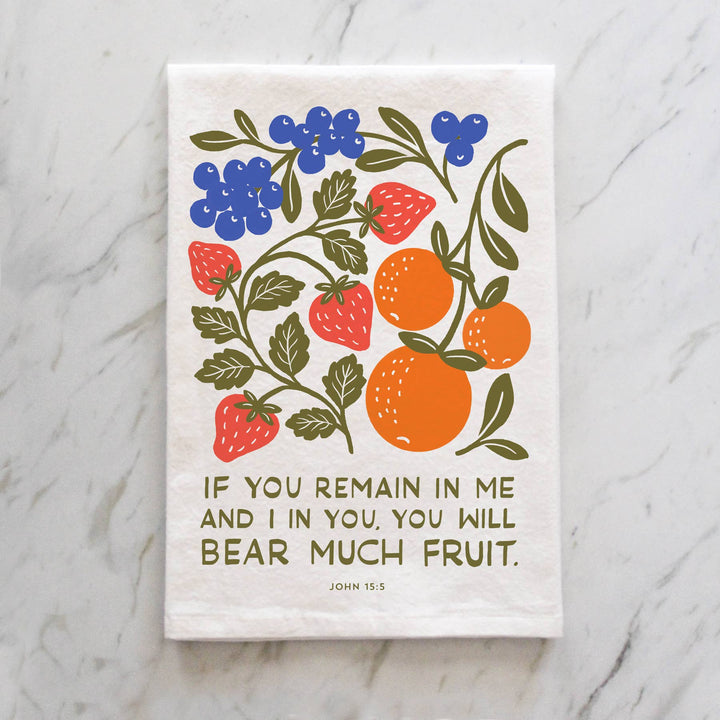 Naomi Paper Co. - Remain in Me Fruit Tea Towel