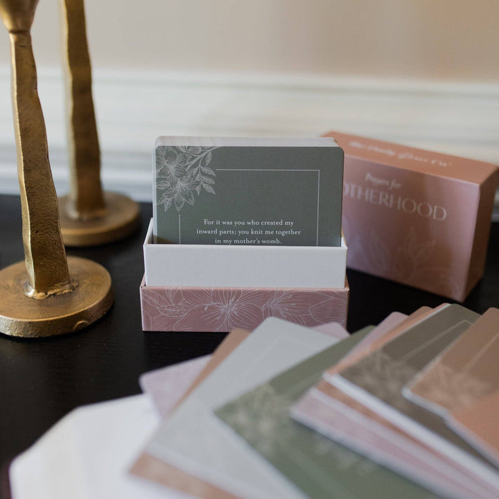 The Daily Grace Co - Prayers for Motherhood Verse Card Set