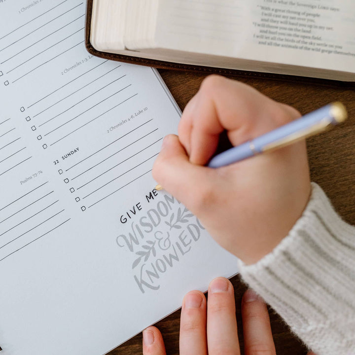 Naomi Paper Co. - 2026 Scripture Lettering Planner