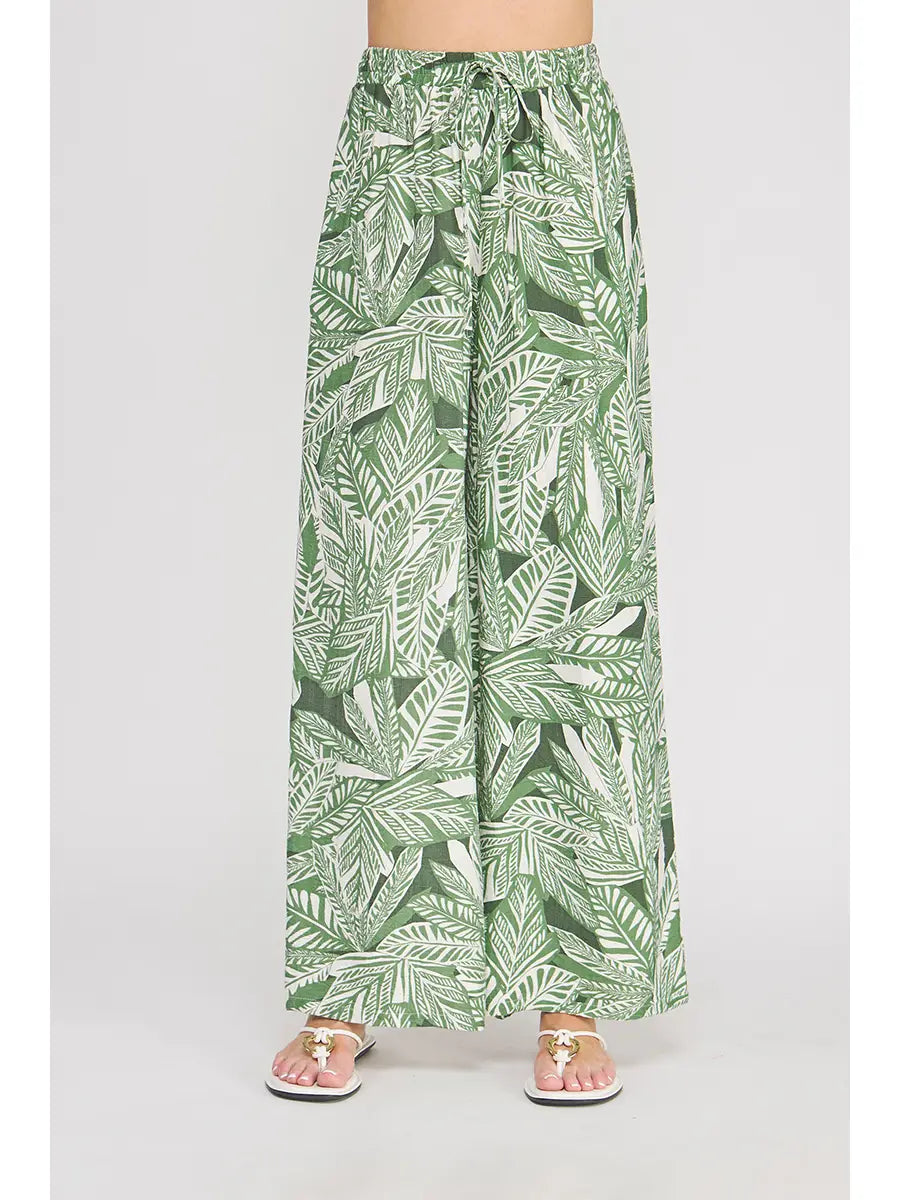 Queen Palm Flowy Pants