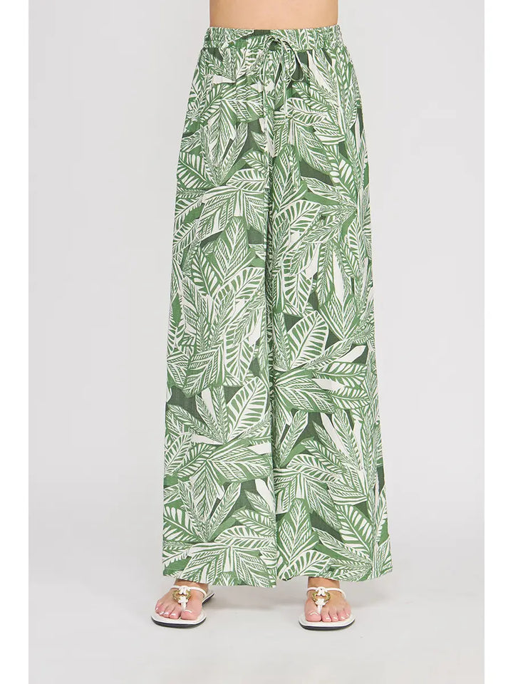 Queen Palm Flowy Pants