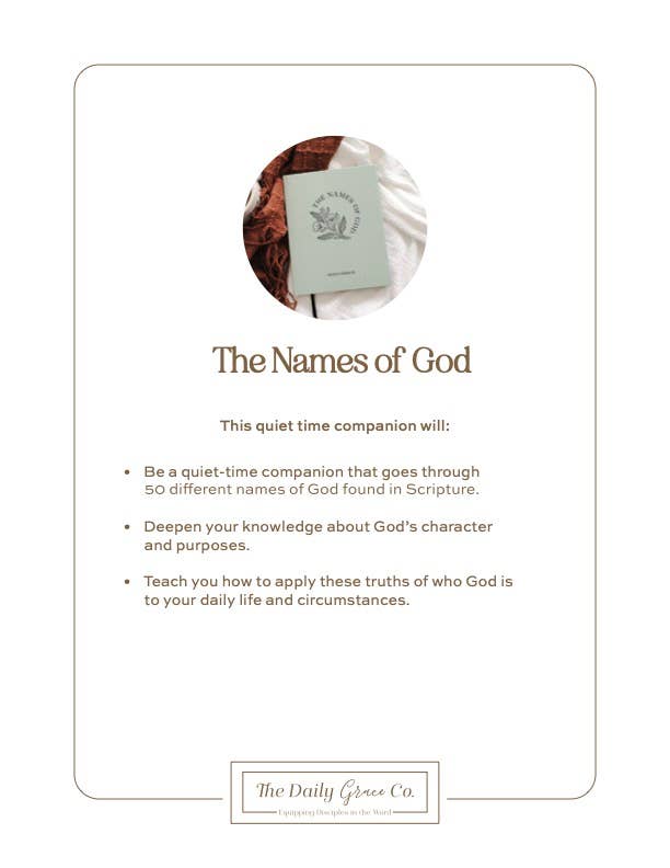 The Names of God | Coffee Table Book