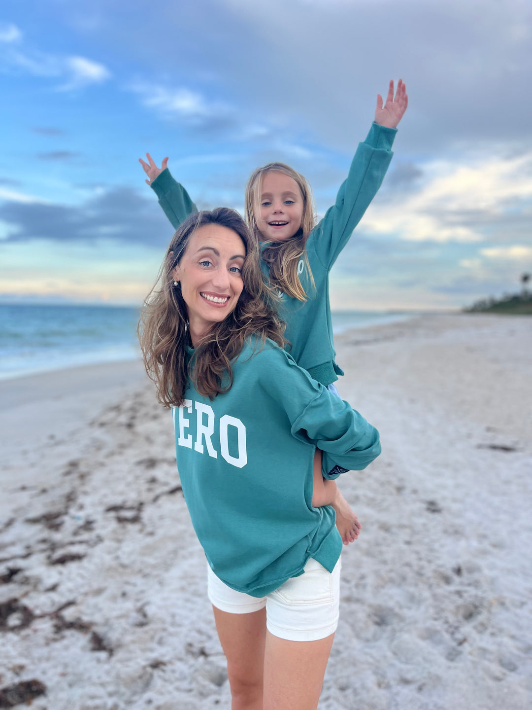 Reversible VERO Mock Neck Youth - Teal