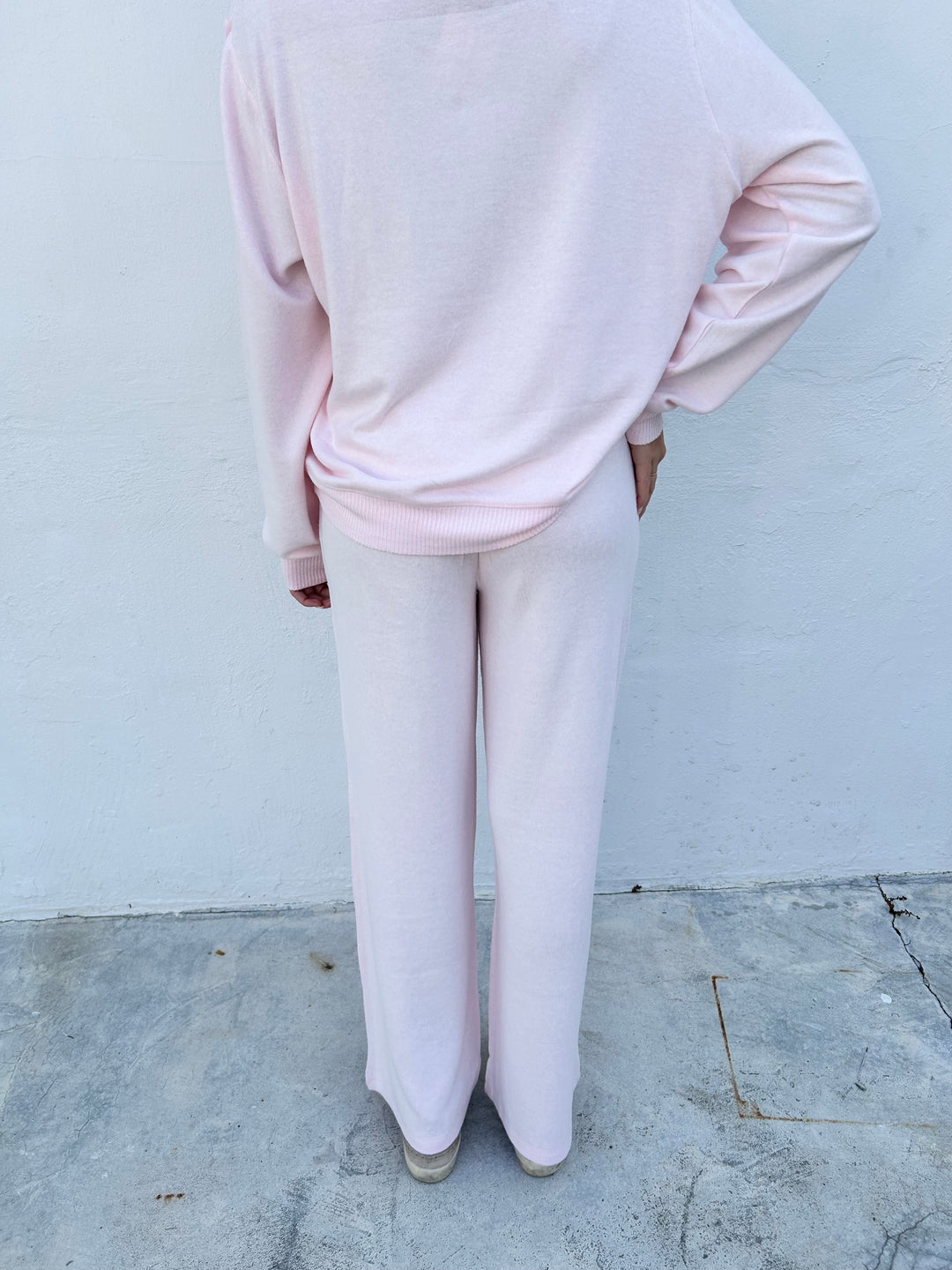 Vero Super Soft Straight Leg Joggers - pink