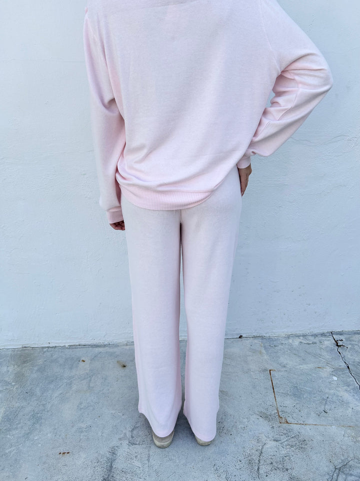 Vero Super Soft Straight Leg Joggers - pink