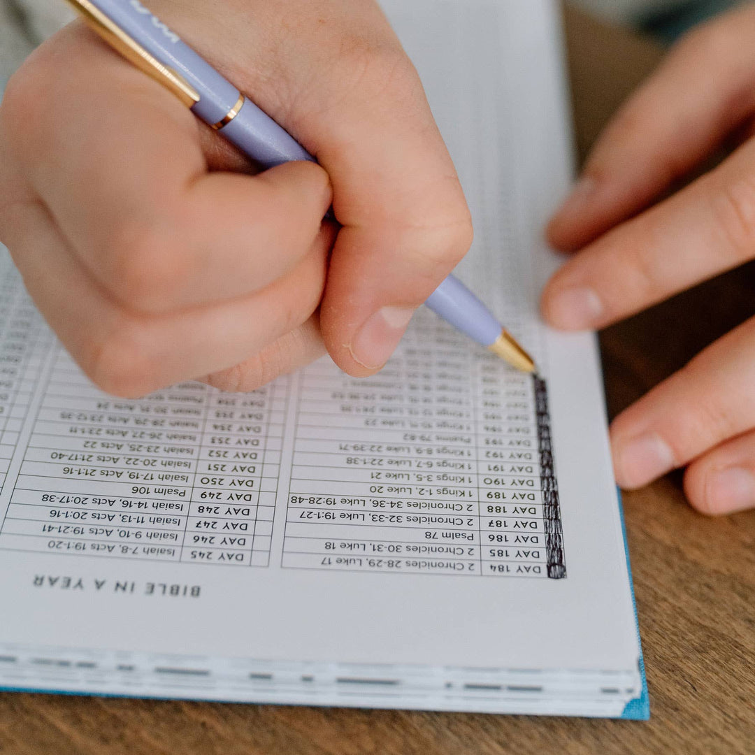 Naomi Paper Co. - 2026 Scripture Lettering Planner