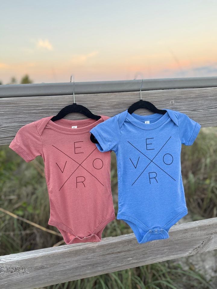 Vero Onesie - Cornflower & Navy