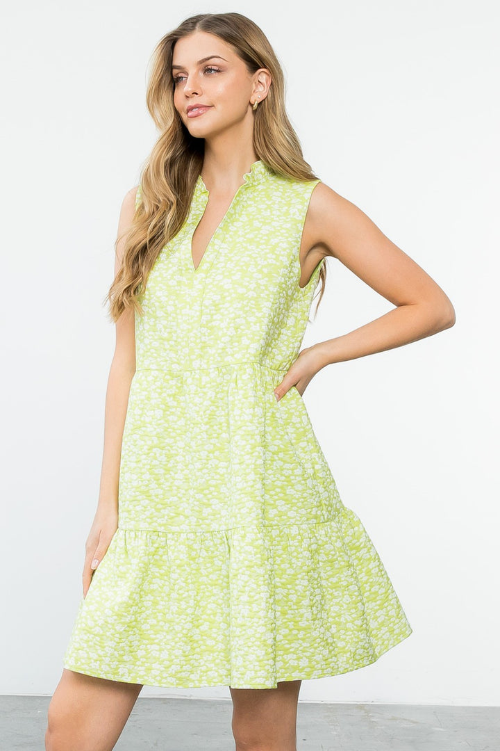Splash of Lime Mini Dress