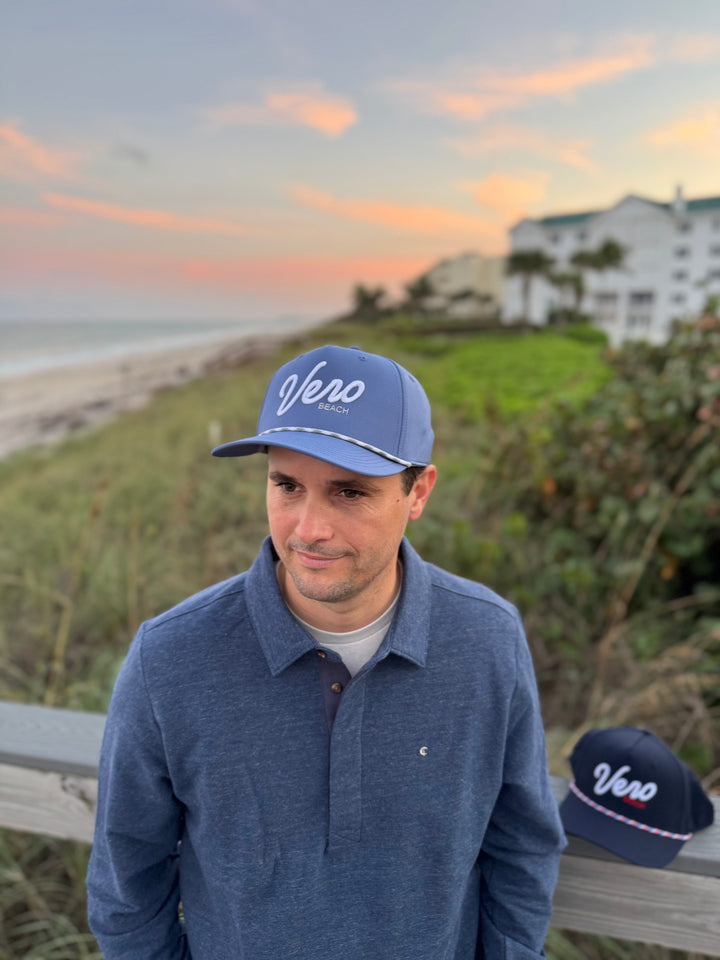 Vero Performance Rope Hat - Bahama Blue