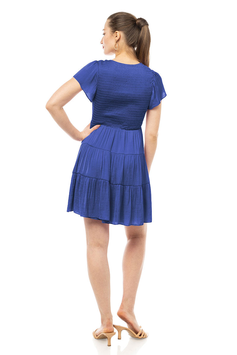 Say Less Mini Dress - Cobalt