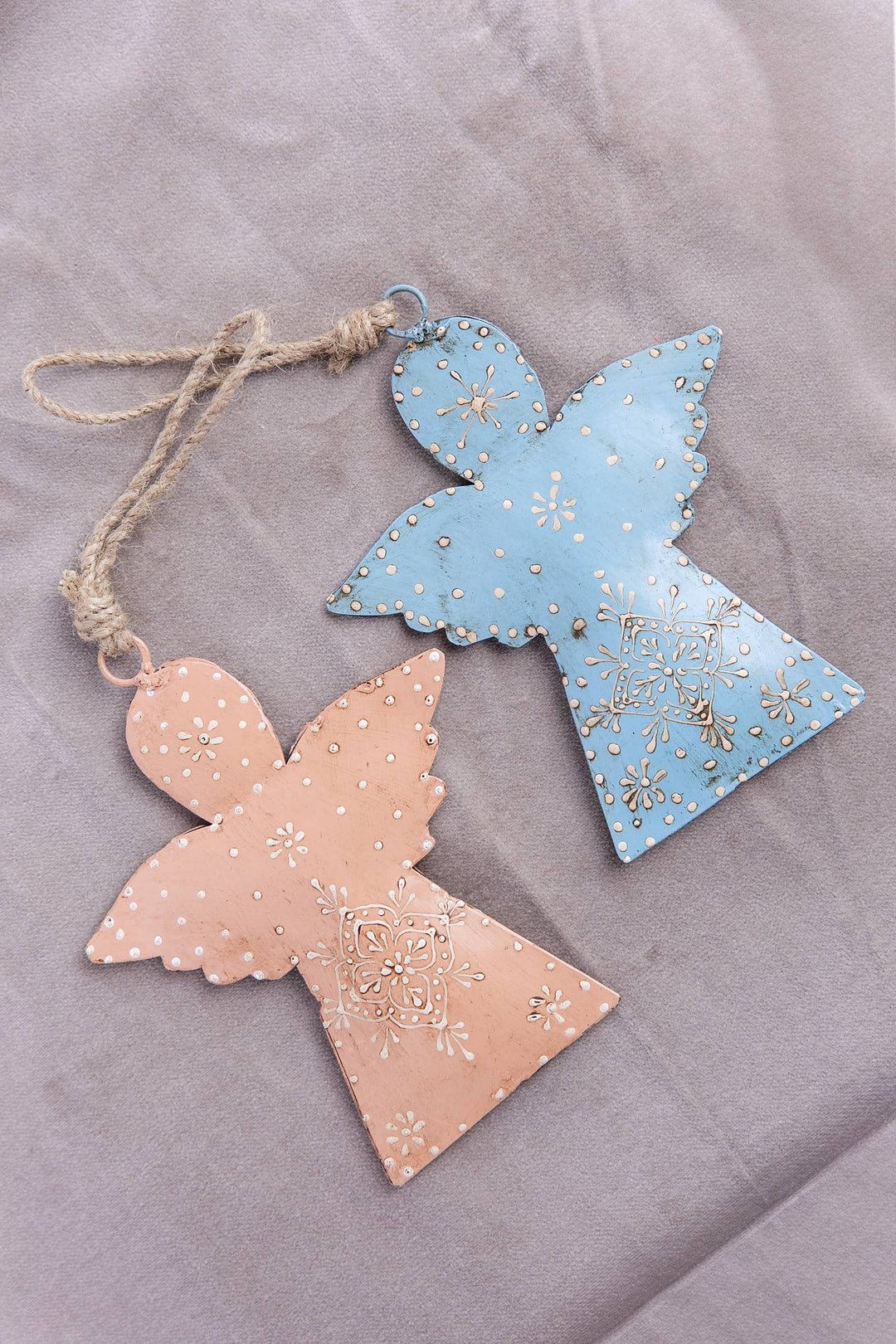 Rahab's Rope - Large Peach Hanging Angel