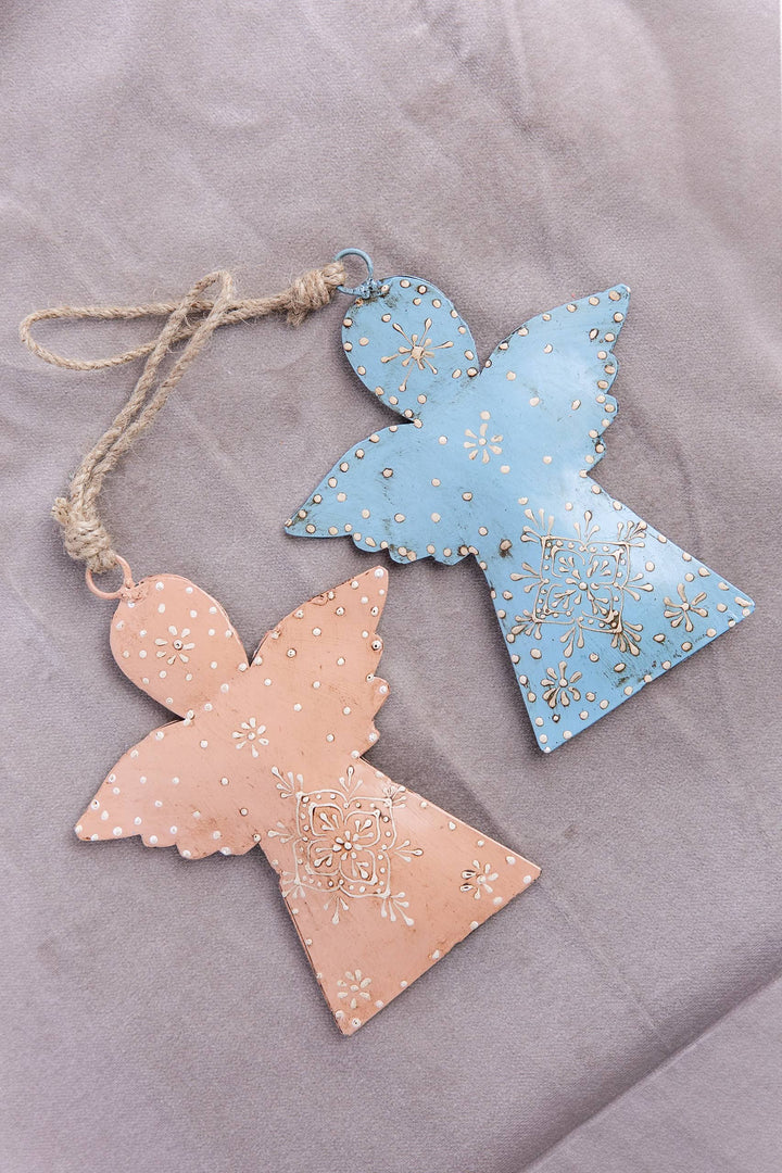 Rahab's Rope - Large Peach Hanging Angel
