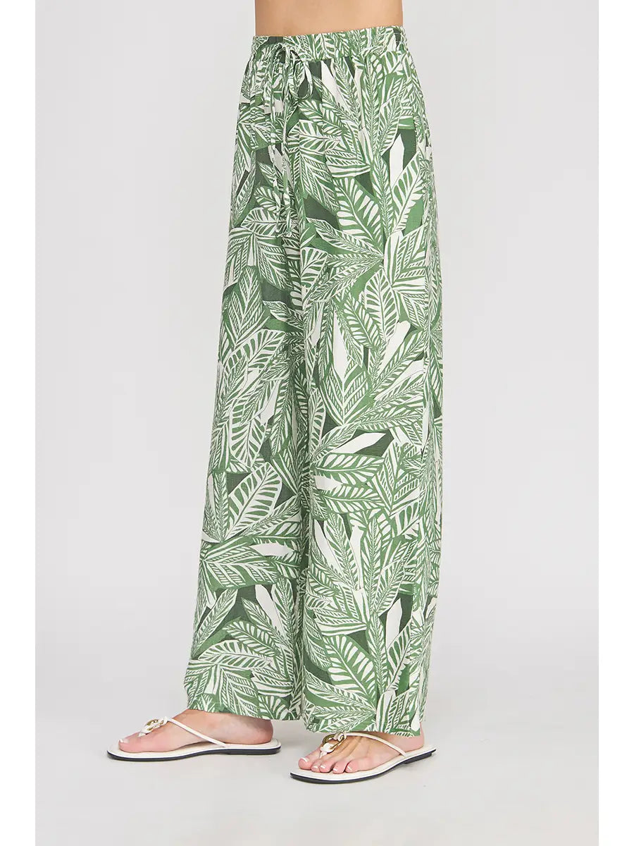 Queen Palm Flowy Pants