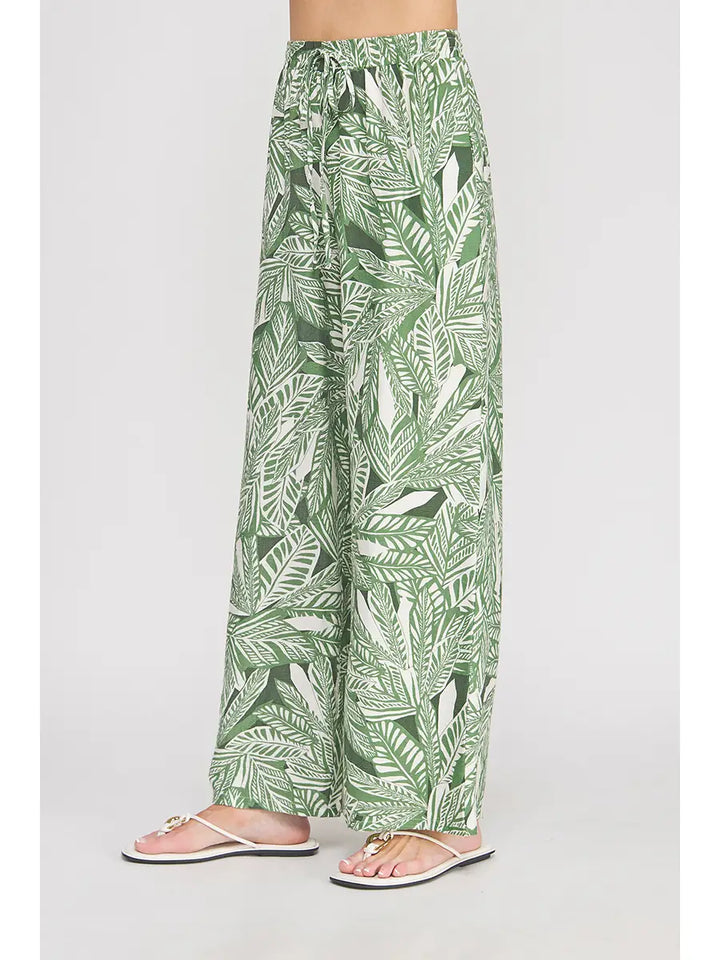 Queen Palm Flowy Pants