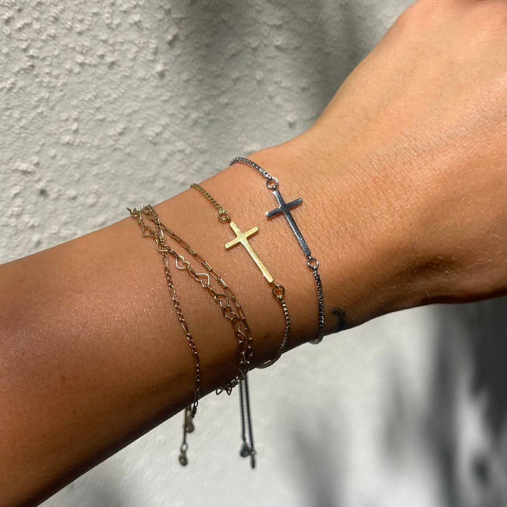 Nikki Smith Designs - Cross Slider Bracelets