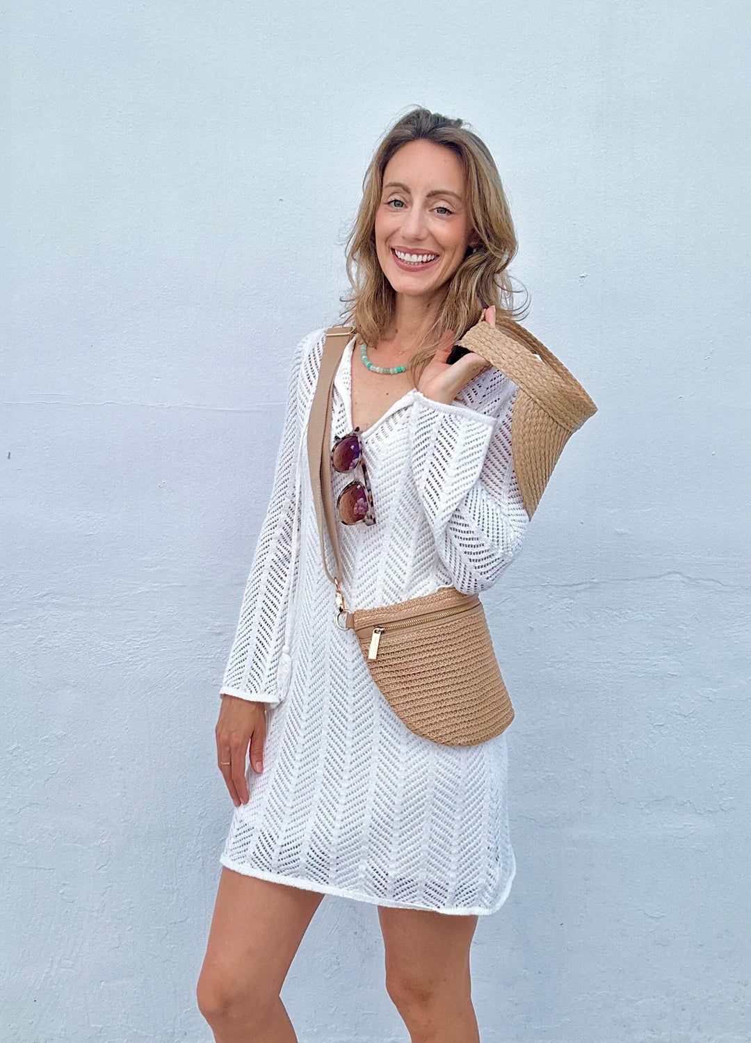 Falling Waters Crochet Dress