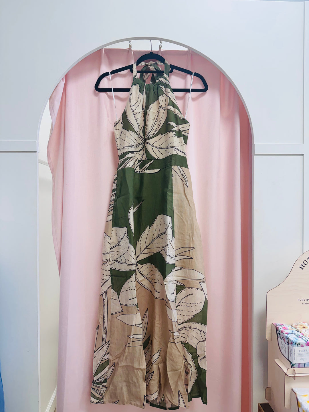 Autumn Nights Halter Dress