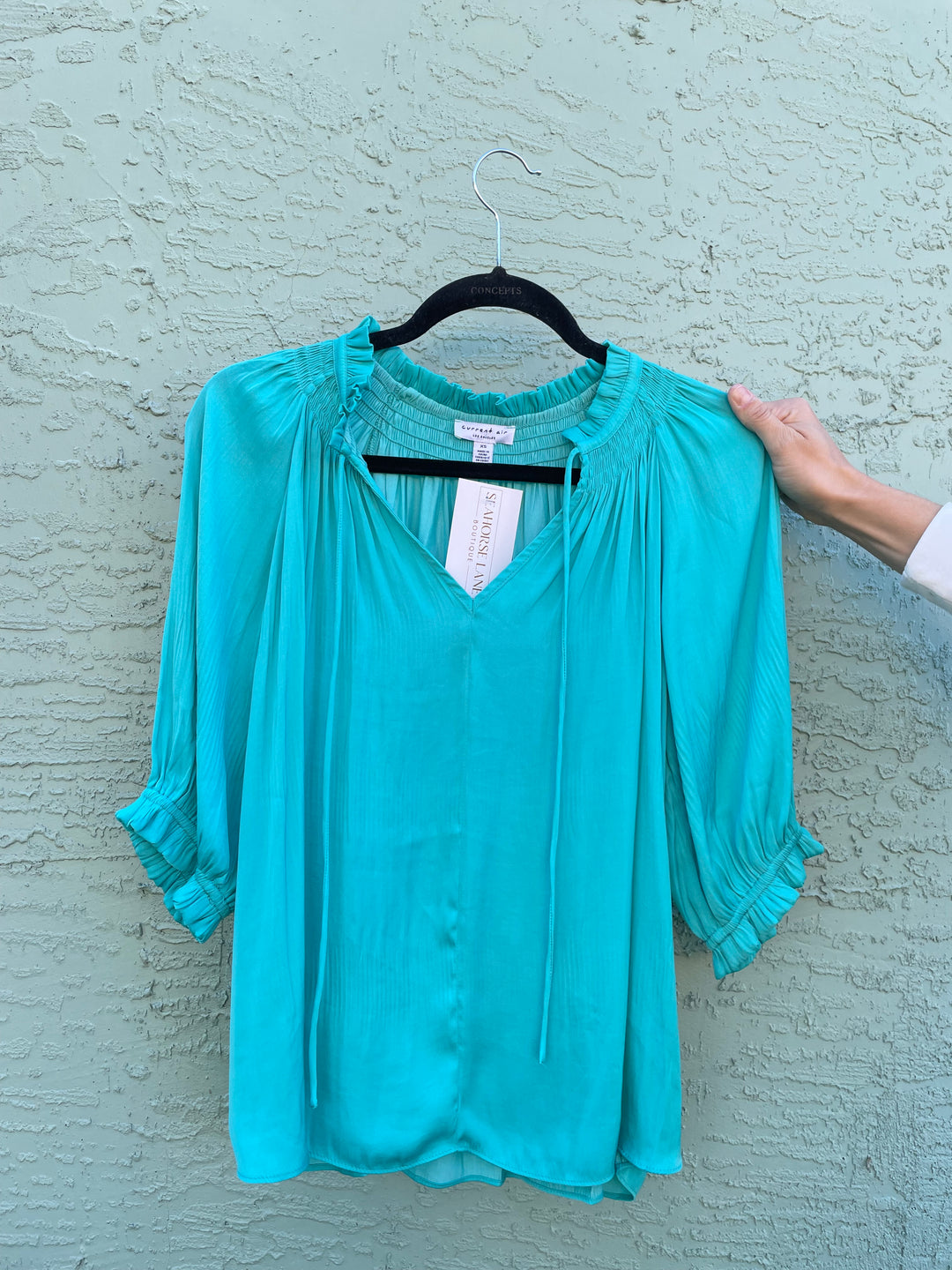 Tequila Time Turquoise Blouse