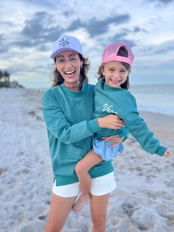 Reversible VERO Mock Neck Youth - Teal