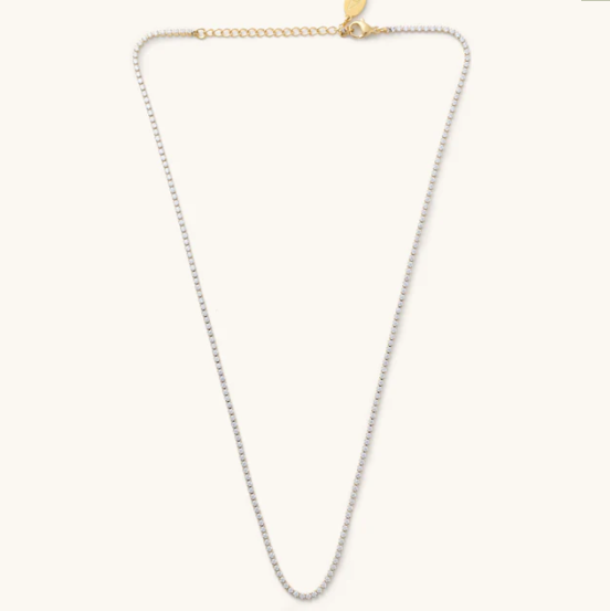 Lisa Micro Tennis Necklace