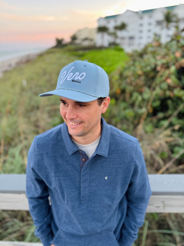 Vero Performance Rope Hat - Ocean Grey