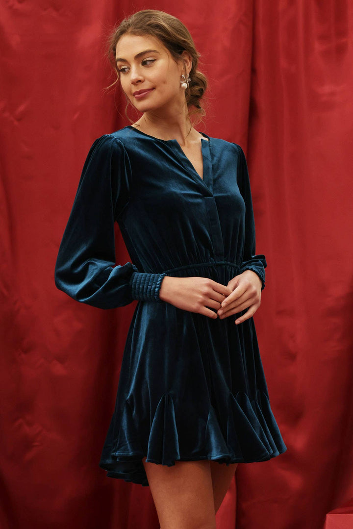 January Velvet Dress