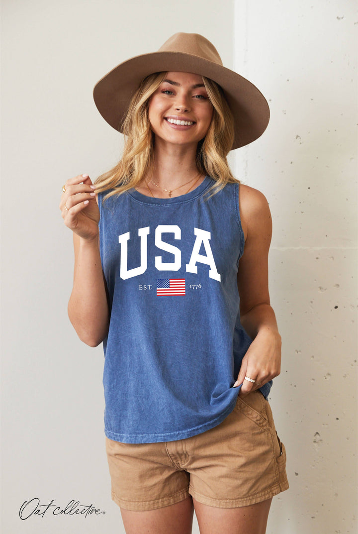 USA Est. 1776 - Graphic Tank Top