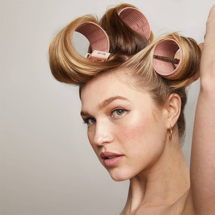 KITSCH - Recycled Plastic XL Thermal Rollers 4pc Set - Terracotta