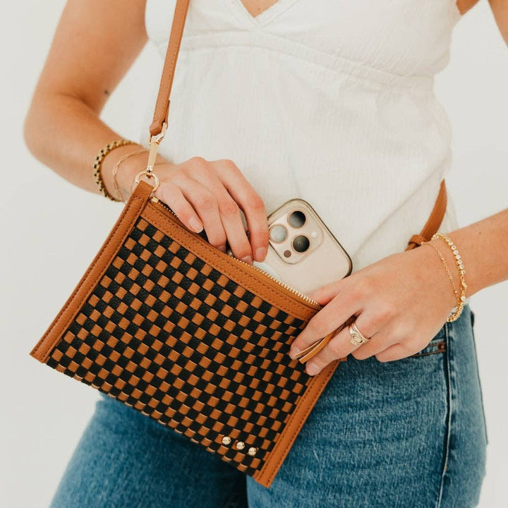 Veda Woven Crossbody Bag