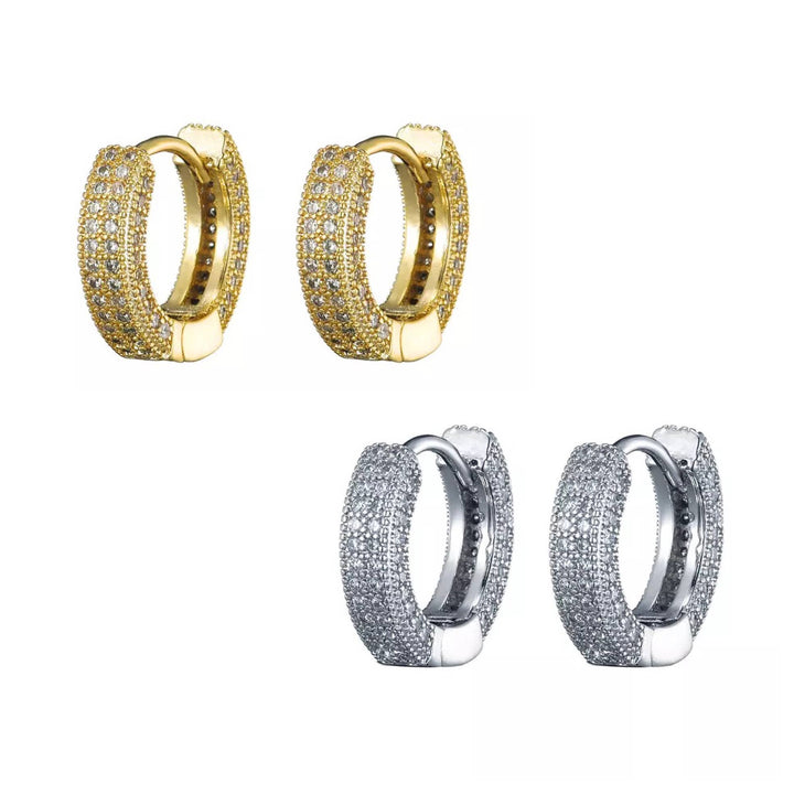 Nikki Smith Designs - Winona Pave Hoops