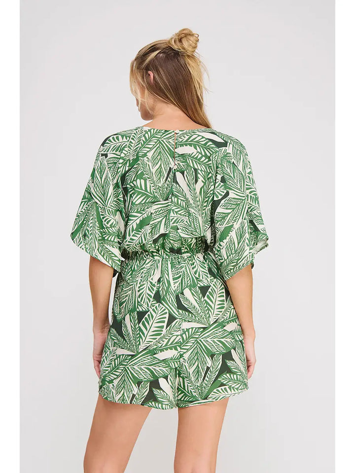 Queen Palm Wrap Dress