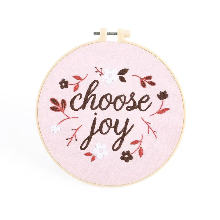 Embroidery Kit - "Choose Joy"