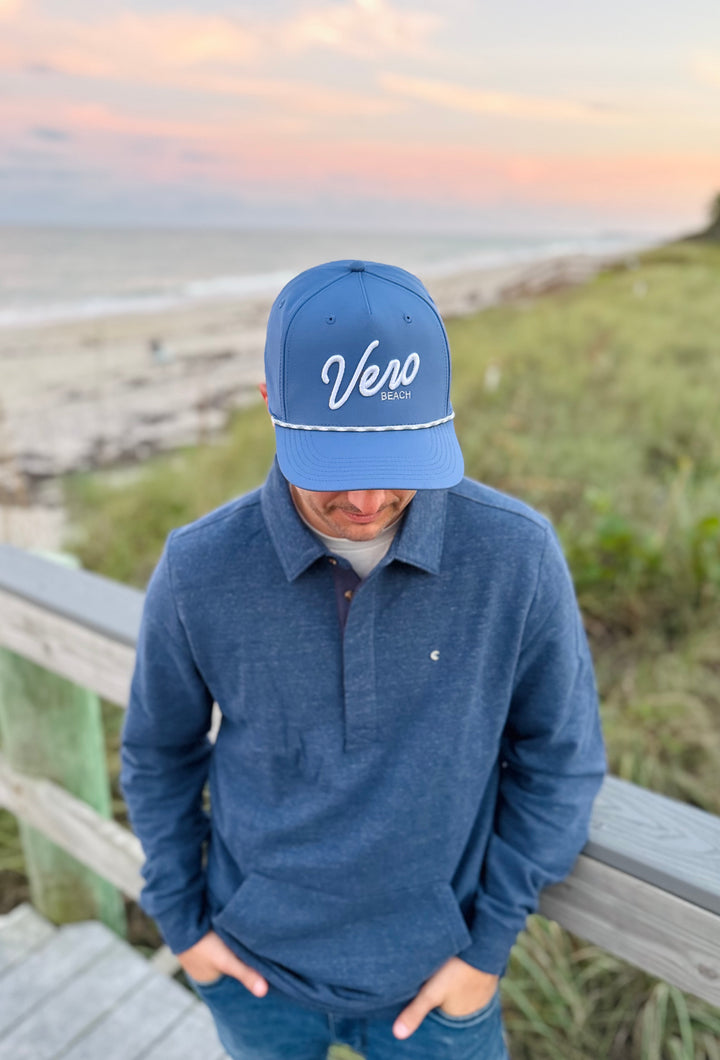 Vero Performance Rope Hat - Bahama Blue