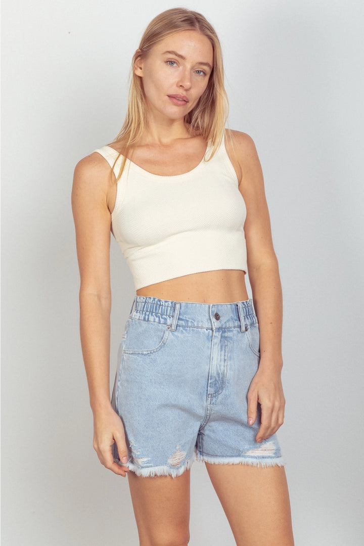 Barbie Crop Top - Off-white