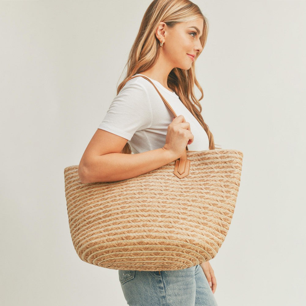 Sounds of Summer Straw Tote