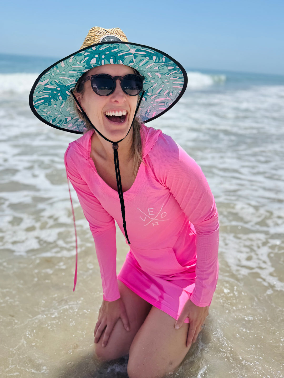 Vero UPF Hoodie Dress - Women's Pink