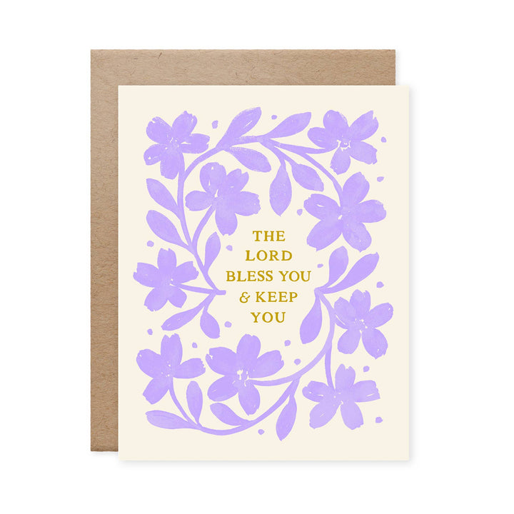 Naomi Paper Co. - The Lord Bless You & Keep You Card