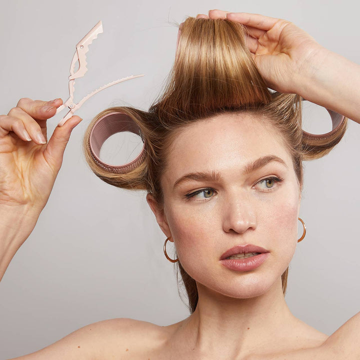 KITSCH - Recycled Plastic XL Thermal Rollers 4pc Set - Terracotta