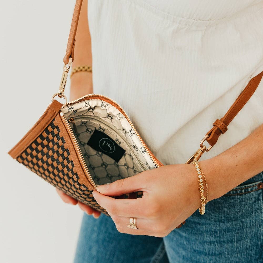 Veda Woven Crossbody Bag