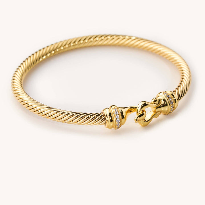 Nikki Smith Designs - Arria Gold Latch Bangle