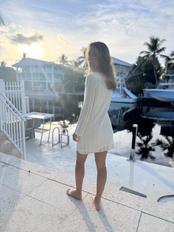 Falling Waters Crochet Dress