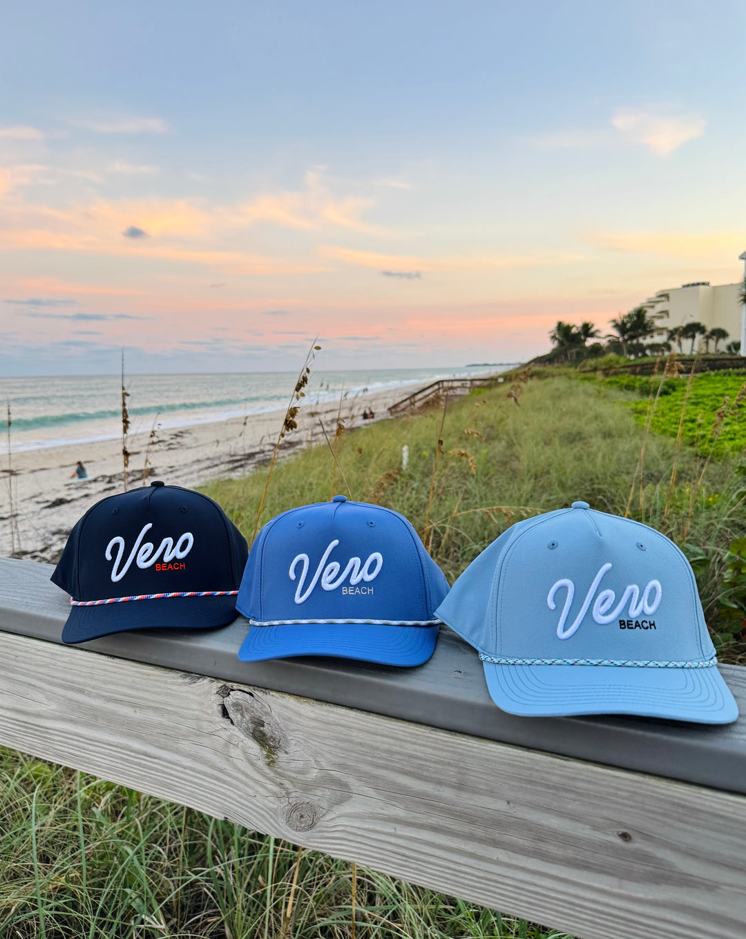 Vero Performance Rope Hat - Bahama Blue