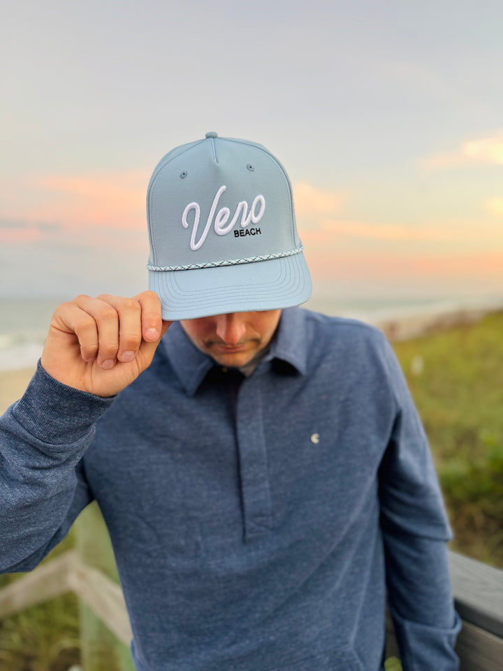 Vero Performance Rope Hat - Ocean Grey