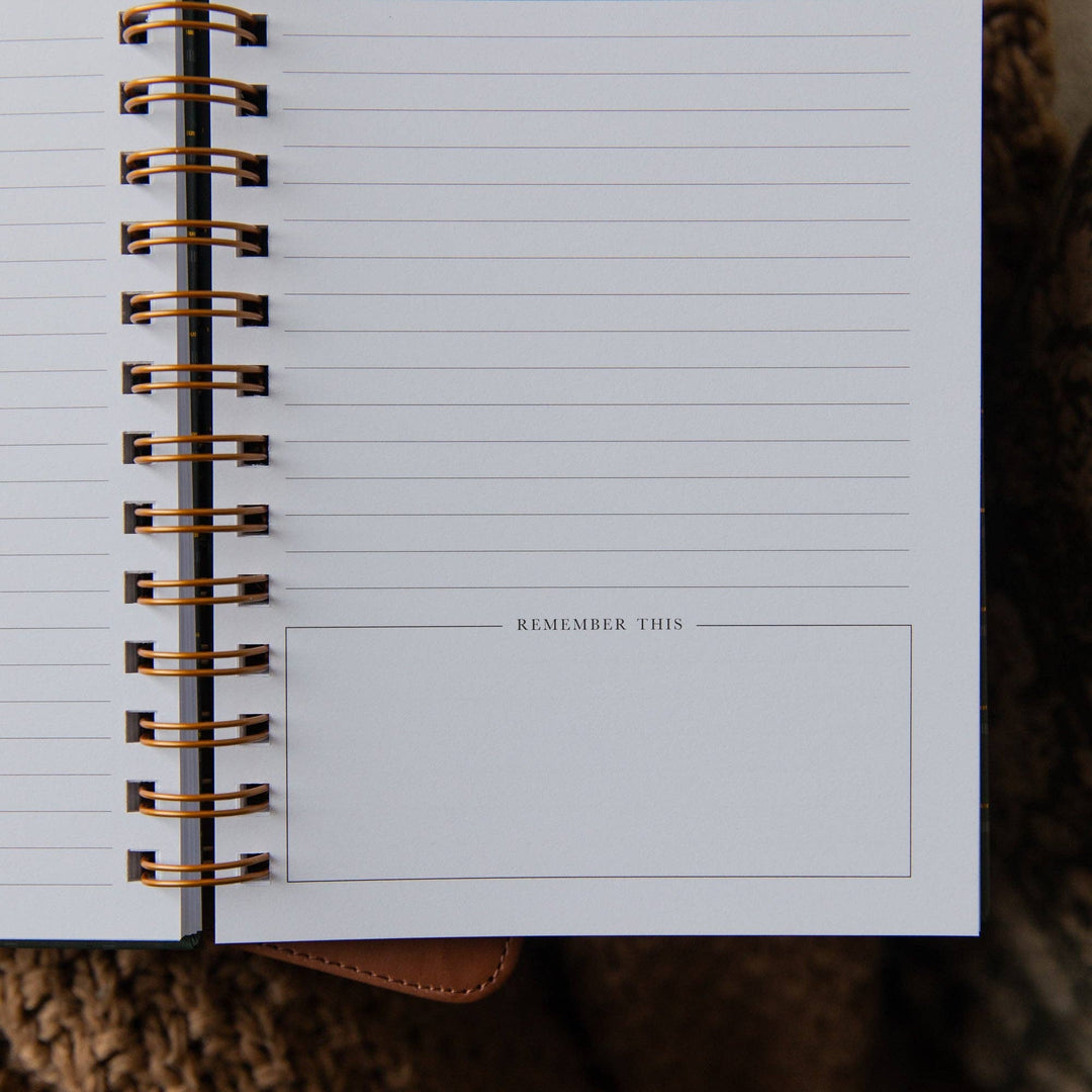 The Daily Grace Co - Sermon Notes Journal | Green Plaid