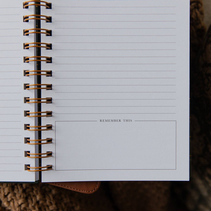 The Daily Grace Co - Sermon Notes Journal | Green Plaid