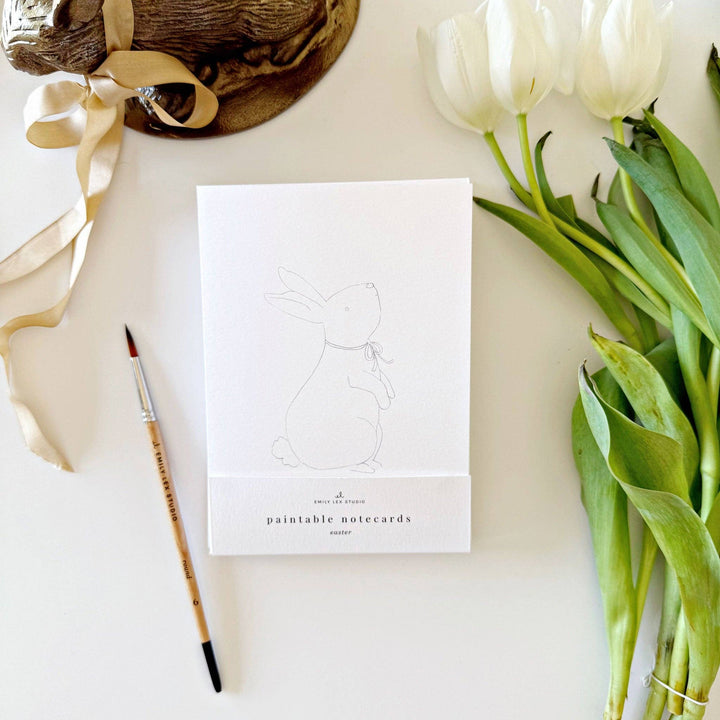 Emily Lex Studio - Easter Paintable Watercolor Notecard Set