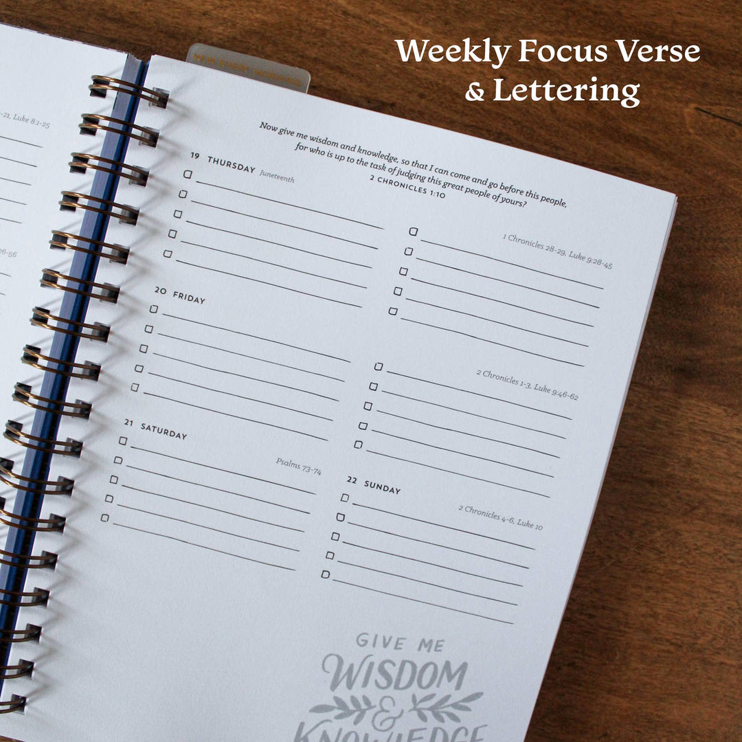 Naomi Paper Co. - 2026 Scripture Lettering Planner