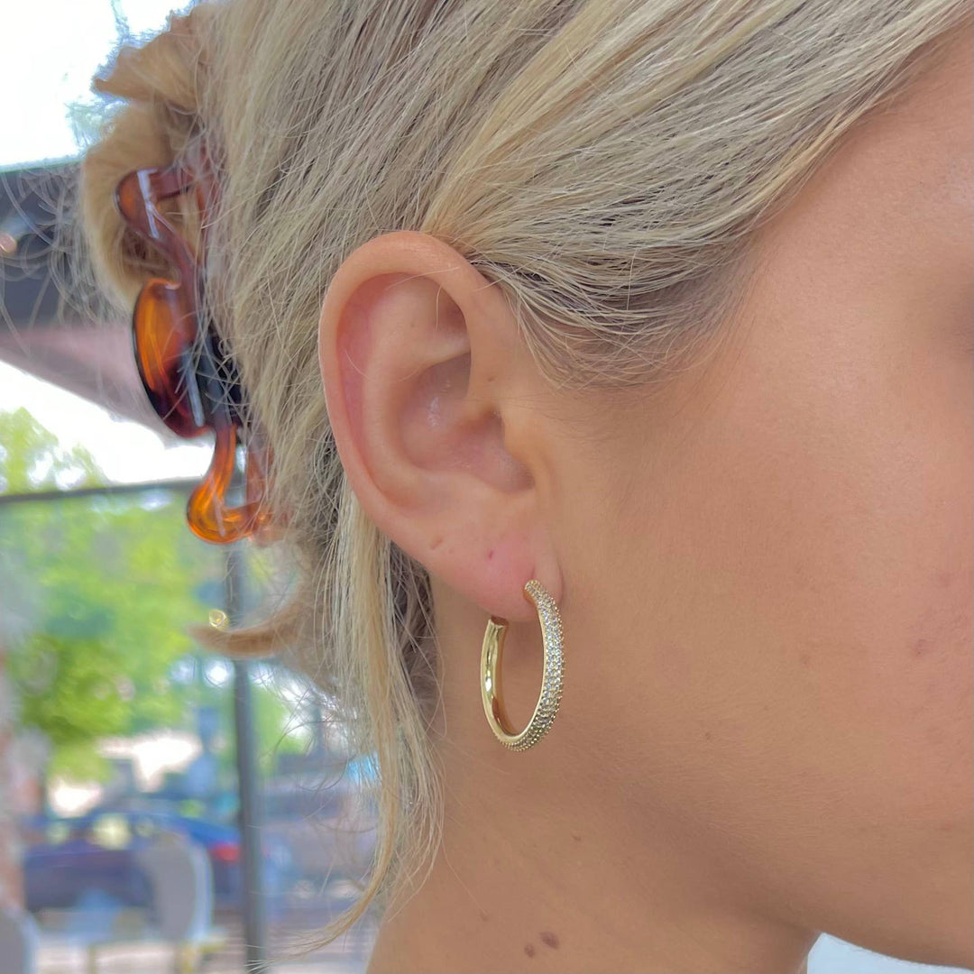 Nikki Smith Designs - Jennie Gold Hoops