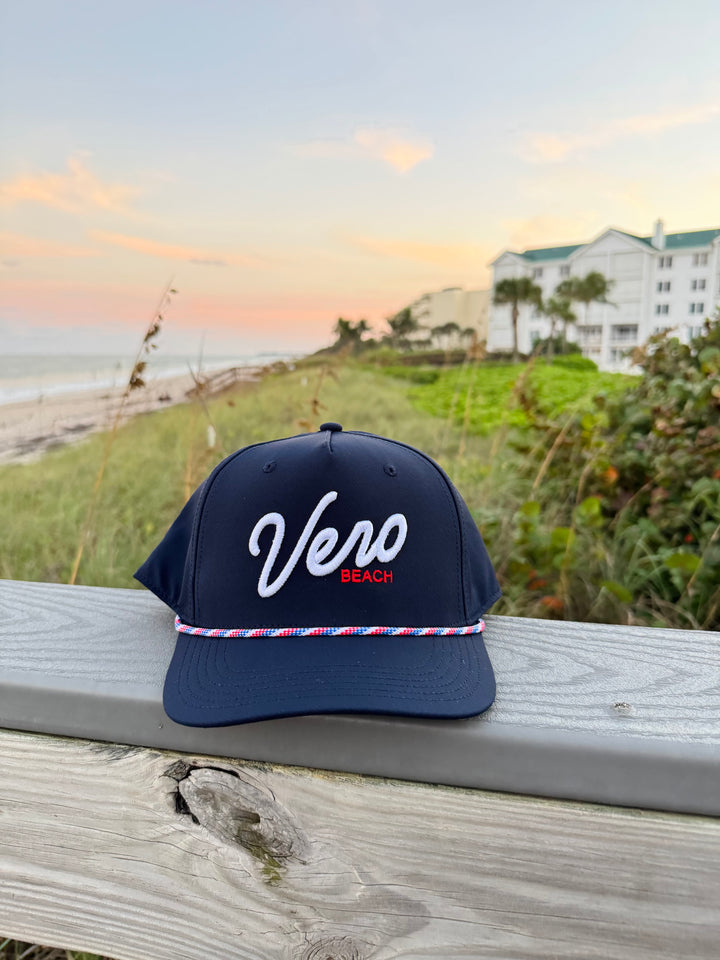 Vero Performance Rope Hat - Navy