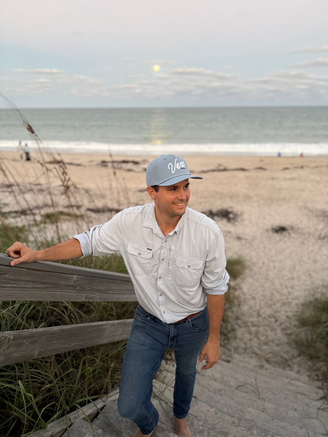 Vero Performance Rope Hat - Ocean Grey